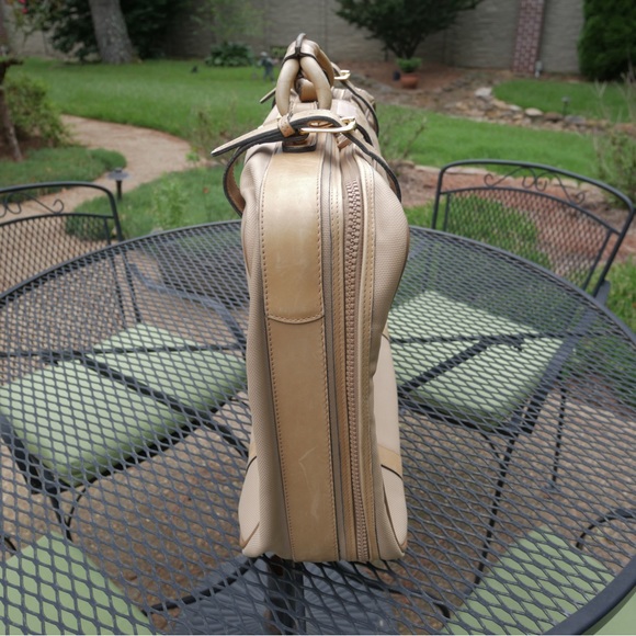 Gucci Vintage 1980s tan beige travel bag - Picture 6 of 16